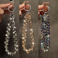 Stylish colorful beaded keychains, backpack and car key chain pendants,