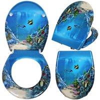 Unique U-shape Toilet Cover Colour Printing Toilet Seat Cover Thickened Toilet Cover Universal Slow Down Toilet Seat Cover