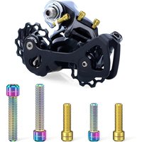 AliExpress RISK M4*13.5 / M4x20 mm Titanium Alloy Bike Front / Rear Derailleur Bolts for MTB Bicycle XT X7 X9 Shift Adjustment Screw