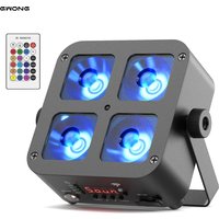 Gwong 40W Mini Battery Powered Rechargeable Par Light 4X10W RGBWA UV Stage Light DMX512 LED Uplight For Festival Party Wedding image 4