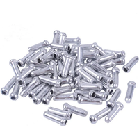 AliExpress NONE 50PCS Bicycle Brake Shifter Cable Tips Aluminum Brake Line Derailleur Shift Inner Wire End Caps Tips Crimps MTB Bike Accessorie
