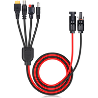 1m Solar Panel Connector to 7909/5521/6530/XT60/35135 12AWG Power Cord Energy Storage Charging Cable Photovoltaic Solar System