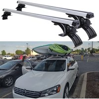 AliExpress NONE 2Pcs Roof Bars Aluminum Alloy Side Bars Cross Rails Roof Rack Luggage Carrier Bike Rack For Volkswagen Passat Jetta MK6