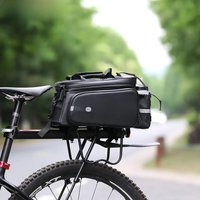 AliExpress Rhinowalk 30L Bike Trunk Bag Waterproof Rack Bag Cycling Bike Rear Seat Bag MTB Road Bike 3 in 1 Double Side Tail Bag Carrier
