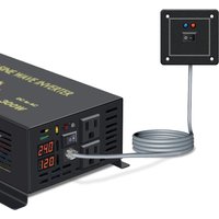 300W Pure Sine Wave Inverter 12V 220V Voltage Transformer 24V 48V 96V DC to 120V/230V AC Power Supply With Wired remote control