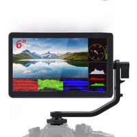 FEELWORLD F5 Pro V4 6 Inch Touch Screen DSLR Camera Field Monitor with IPS 1920x1080 3D LUT 4K HDMI F970 External Kit 5V Type-c