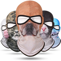 AliExpress NONE 3D Animal Motorcycle Cap Cycling Balaclava Full Face Cover Hat Helmet Liner Ski Neck Warmer Hood Sun UV Protection Tube Scarf