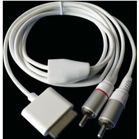 30 pins Male jack Cable to 2 RCA Male Audio adapter Headphone Splitter Aux Cable for Speaker Amplifier for iPad 3 4 Composite AV