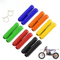 AliExpress NONE LINGQI RACING Motorcycle Front Fork Shock Dust Covers Gaiters Boots Rubber Protector Boot For Dirt Pit Bike Off Road Universal