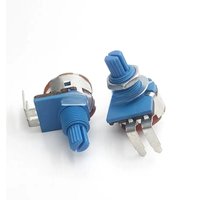 5PCS Potentiometer With Switch B500K B504 Speed Regulating Dimming Lamp Board With 2-leg Bent Leg And Nut Washer