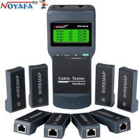 NOYAFA NF-8108M Netzwerkkabeltester mit 8 Fernmessungen, Längen-Tracker, Netzwerk-Tool für STP/UTP Twin Twisted-Kabel