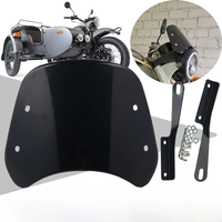 For Ural Mir Gear Up Announces Corsa Gallery Sidecar Accessories Retro Windscreen Windshield Wind Screen Deflector Cover Parts