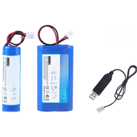 3.7V 7.4V 11.1V 12V 18650 6800mAh with wires Lithium ion rechargeable battery with PCB for Bluetooth Speaker Solar headlights