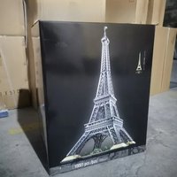 With Original Box 10001 PCS Large Eiffel Tower Building Blocks Bricks Kids Birthday Christmas Compatible 10307 Toys Kids Gift