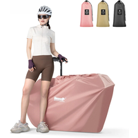 AliExpress Rhinowalk Bike Carry Bag Storage Bicycle For 26-27.5 in MTB 700C Road Bike Cycling Portable Travel Transport Black Pink Khaki