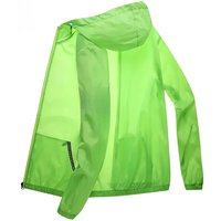 AliExpress NONE Summer Sun Protection Clothing Men's Casual Waterproof Quick-drying Bicycle Hooded Jacket Plus Size Hiking Thin Skin windbreaker