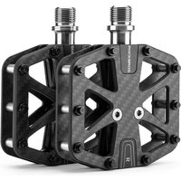 AliExpress ROCKBROS Carbon Fiber Pedals 3 Bearings Ultralight MTB Road Bike Pedal Anti-Slip Carbon Fiber Bicycle Pedal Dustproof Waterproof