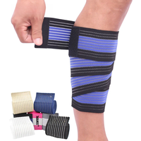 AOLIKES 1PCS 90*7.5cm Elastic Bandage Tape Sport Knee Support Strap Shin Guard