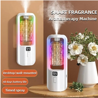 Wall-mounted Oil Aromatherapy Machine Air Purifying Automatic Diffuser Toilet Deodorization Fragrance Humidifier Colorful Night