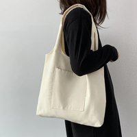 French Style Canvas Bag 2025 New Women's Large Capacity Single Shoulder Backpack Versatile Bookbag Handbag Trendy Student Bag
