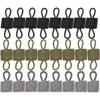 5/10PCS Tactical Gear Holder Clip Molle Webbing Retainer Elastic Binding Ribbon Buckle for Vests Backpacks Bags Tactical Buckle