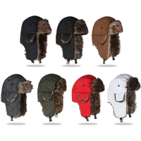 AliExpress Men Women Trapper Bomber Hats Russian Ushanka Warm Winter Fur Earflap Hat Outdoor Sports Skiing Hunting Fishing Plush Cap