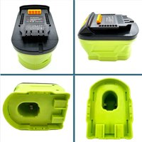 For Ryobi 18V ONE+ Li-ion Battery P107 P108 Convert to for Dewalt 18V Li-ion Battery Power Tools Drill Battery Adapter Converter