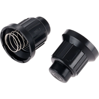 2Pcs Plastic Barbecue Grill Propane Gas Fire Pit AAA Battery Pulse Electronic Igniter Push Button Switch, AAA Igniter Switch Cap