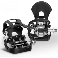 AliExpress BUCKLOS Bike Pedals Dual Function MTB Bicycle Pedal Platform Non Slip Aluminum Alloy Platform Pedals for SPD System Bicycle Part