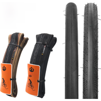 AliExpress NONE JILUER Road Bike Tire 700X28C/700X25C 60TPI Black and Skin Color Bicycle Tire for Gravel Bike/Folding Bike Tire