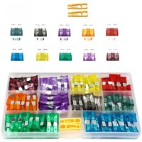 120 Pcs Standard Fuse Assortment kit (1A/2A/3A/5A/10A/15A/20A/25A/30A/35A/40AMP) Blade Fuse for RV Truck Marine Auto Accessorie