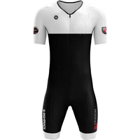 AliExpress NONE Hot Sale Righttrack Sport Triathlon Skinsuit Men's Short Sleeve Jumpsuit Swimming Running Cycling Clothing Tri Suit Jumpsuit