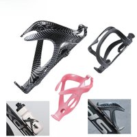 AliExpress NONE Universal ABS Bike Water Bottle Holder with Carbon Texture - Anti-Slip Cycling Cup Cage for Mountain Road Bikes Accessories