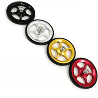 AliExpress Litepro For Brompton Easywheel Folding Bike Rear Rack Easy Wheel 60mm Flat Wheel Folding Bicycle Cargo Racks Accessories