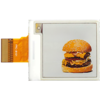 GooDisplay 1.54 inch E-paper four color yellow and red E-ink Display High Resolution 200x200, GDEM0154F51H
