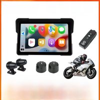 7" Motorcycle Multimedia Player GPS Navigation Recorder Wireless CarPlay Android Auto IPX7 Waterproof Screen Dual Bluetooth 5.0