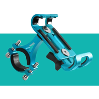 AliExpress NONE Aluminum Alloy Motorcycle Bike Phone Holder Anti-slip MTB Bike Phone Mount Bracket Universal Bicycle Phone Stand for Smartphones