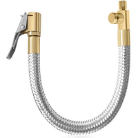 AliExpress GISAEV Inflatable Tube Hose Car Tire Air Inflator Adapter Connection Quick Inflation Chuck Locking Deflate Air Chuck Motorcycle Bike