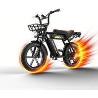 AliExpress NONE 120kg Max Load KOOLUX X9 Pro Upgraded Electric Bicycle 48V 31.2Ah Dual Battery 20*4.0 Tire Hydraulic Brakes IP54 Adult E-Bike