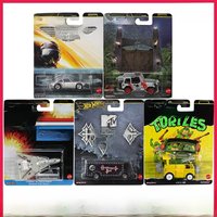 New Hot Wheels Pop Culture 2025 tmnt Party Wagon Jurassic Park Gi Joe Porsche jeep 1:64 Scale Die-Cast Vehicle Model Cars Toys