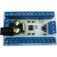 8CH DC 12V RS485 DS18B20 Temperature Sensor Temperature acquisition collector module for Paperless recorder PLC Configuration
