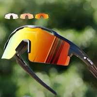 AliExpress kapvoe KAPVOE Red Photochromic Cycling Sunglasses Outdoor Sports Glasses for Men Bicycle Eyewear MTB UV400 Women Road Bike Goggles
