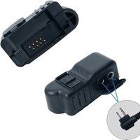 6150 2Pin Audio Adapter for Motorola Mototrbo Tetra DEP550 DEP570 DP2000 DP2400 DP2600 MTP3100 MTP3200 MTP3250 xpr3550