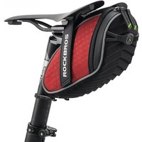 AliExpress ROCKBROS Bike Bag 3D Shell Rainproof Saddle Bag Reflective Bicycle Bag Shockproof Cycling Rear Seatpost Bag MTB Bike Accessories