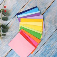 (10 Pieces/Lot) 11.5*8.2cm Color Envelope Multicolor Card Storage Package Small Envelope Paper Bags