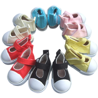 5cm Canvas Shoes For 1/6 BJD Doll Mini Toy Shoes Bjd Shoes for Russian diy clothes Doll sneacker