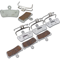 AliExpress COOMA SPORT Bicycle Disc Brake Pads for SRAM MTB G2/GUIDE & AVID TRAIL Caliper, 4 Pairs, Ex Plus Aluminum Alloy Backing