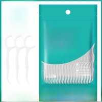 300 Bags of Disposable Polymer Fine Slip Floss Portable Floss Stick Family Outfit Dental Floss Oral Care Hygiene