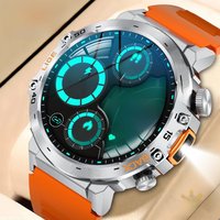 LIGE 2026 Smart Watch Men Sport Watches LED Flashlight 360*360 Ultra HD Screen Waterproof Fitness Bluetooth Call Men Smartwatch