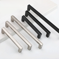 VARMSTUGA Cabinet Handles Kitchen Door Handles Drawer Knobs Aluminum Alloy Wardrobe Door Handles Brushed Modern Style Hardware